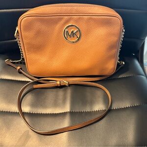 Camel Color MK Crossbody